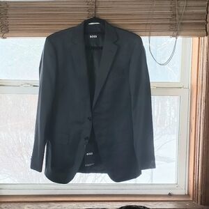 Hugo BOSS Mens Dark Grey Suit Jacket Blazer 36r Slim